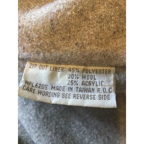 Vintage Saxton Hall Womens Trench Coat Size 10 Detachable Liner Belt Tan Neutral - Picture 12 of 14